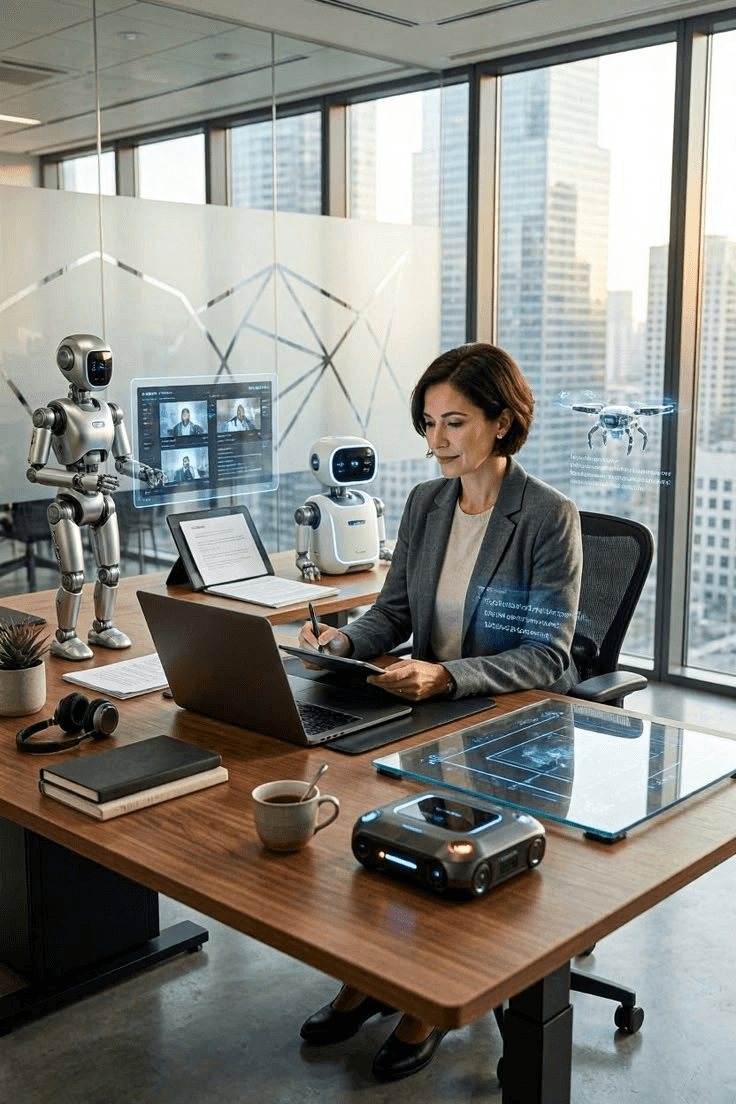 A logistics team working across connected operational systems