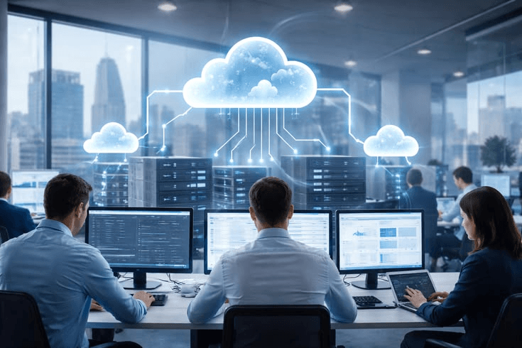 Intelligent enterprise systems connecting people, cloud services, and data